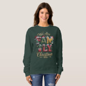 "WE ARE FAMILY" Christmas Design Trui (Voorkant volledig)