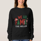 We Are Family Personalized Christmas Family Couple Trui (Voorkant)