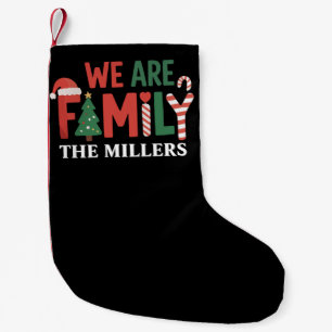 We Are Family Persoonlijke Kerstmis Familie Koppel Kleine Kerstsok