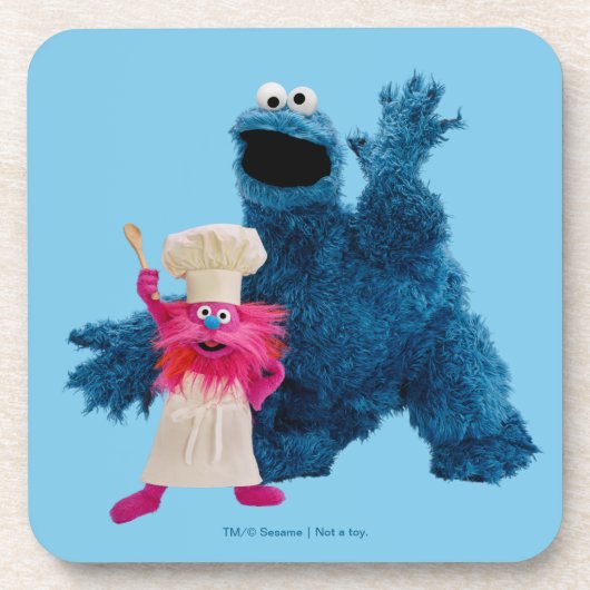 We Are Foodies | Klassieke Pose Bier Onderzetter (Voorkant)