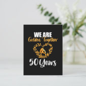 We Are Golden Together 50 Jaar Bedankkaart (Staand voorkant)