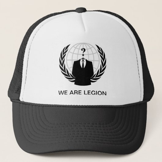 We are Legion CAP! Trucker Pet (Voorkant)