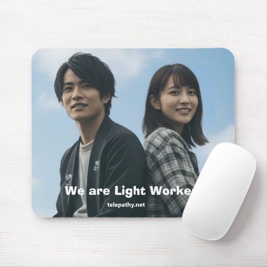 We are Light Worker Muismat (Met muis)