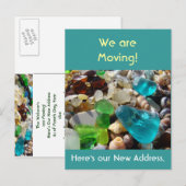 We are Moving! briefkaarten aankondigingen Nieuw A (Voorkant / Achterkant)