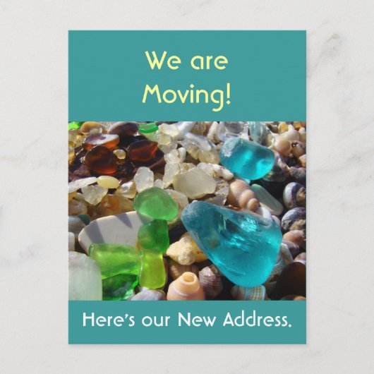 We are Moving! briefkaarten aankondigingen Nieuw A (Voorkant)