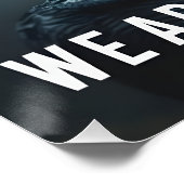 We Are Not Alone - Alien und Ufo Poster  (Hoek)