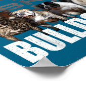 We Are Olde English Bulldogge Funny Dog Lover Sayi Poster (Hoek)