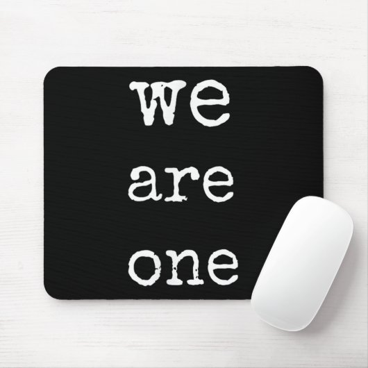 We Are One Men Graphic Insre Tee Sitive Message  Muismat (Met muis)