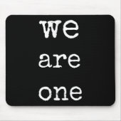 We Are One Men Graphic Insre Tee Sitive Message  Muismat (Voorkant)