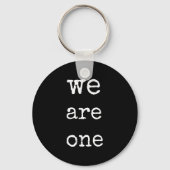 We Are One Men Graphic Insre Tee Sitive Message  Sleutelhanger (Voorkant)