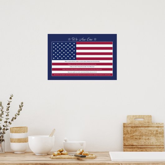 We Are One Poster (Keuken)