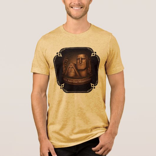 We are our mountains T-Shirt (Voorkant)