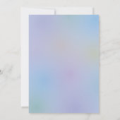 We Are Over the Moon Little Bunny Boy Baby Shower Kaart (Achterkant)