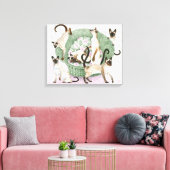 We are Siamese if you please Canvas Afdruk (Insitu (Woonkamer))