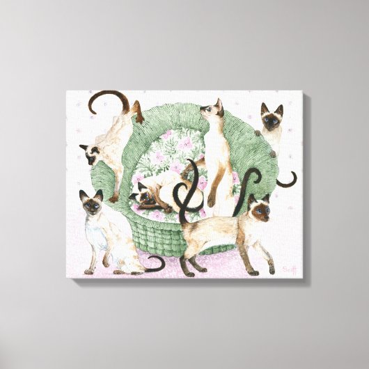 We are Siamese if you please Canvas Afdruk (Voorkant)