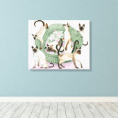 We are Siamese if you please Canvas Afdruk (Insitu (Houten vloer))