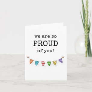 We Are So Proud of You, Eenvoudige Kaart