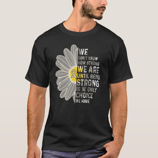 We are Strong Spinal Muscular Atrophy Awareness Ri T-shirt (Voorkant)