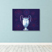 we are the champions canvas afdruk (Insitu (Houten vloer))