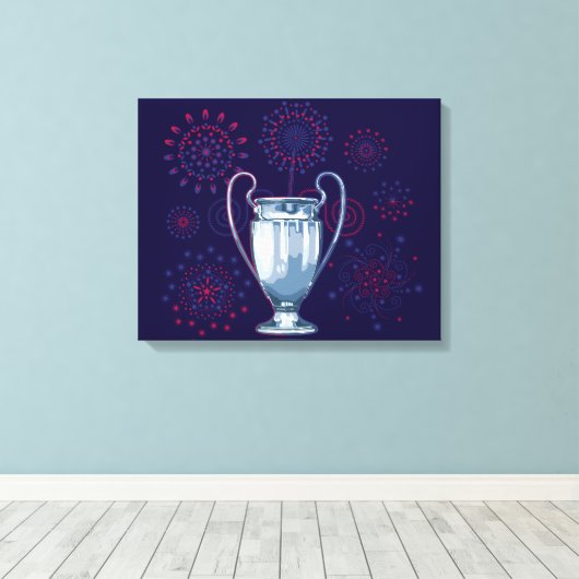 we are the champions canvas afdruk (Insitu (Houten vloer))