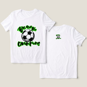 We Are The Champions Typografie Ontwerp Tri-Blend Shirt