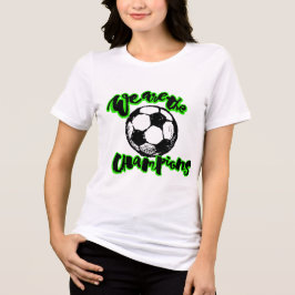 We Are The Champions Typografie Ontwerp Tri-Blend Shirt