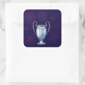 We are The Champions Vierkante Sticker (Tas)