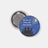 We Are Under the Same Moon Art Fridge Magnets Magneet (Voorkant / Achterkant)