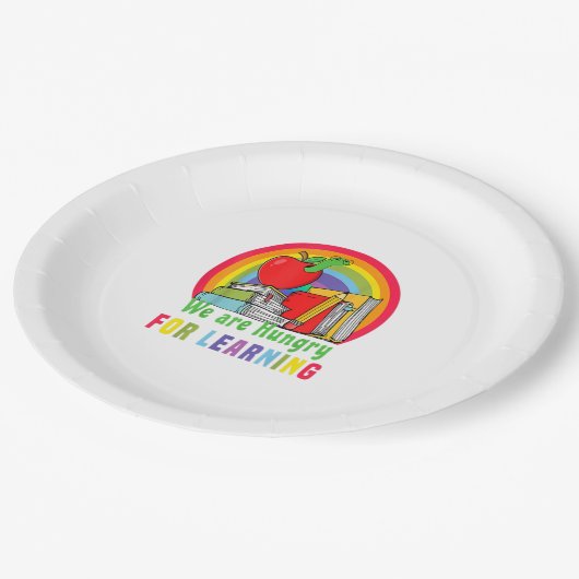 We Are Very Hungry Caterpillar Teacher For Learnin Papieren Bordje (Gekanteld)