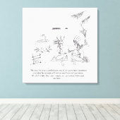 We Ate Him canvas afdrukken (Insitu (Houten vloer))