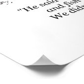 We Ate Him matte poster (Hoek)