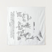 We Ate Him tapestry Wandkleed (Voorkant (horizontaal))