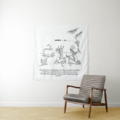 We Ate Him tapestry Wandkleed (In situ)