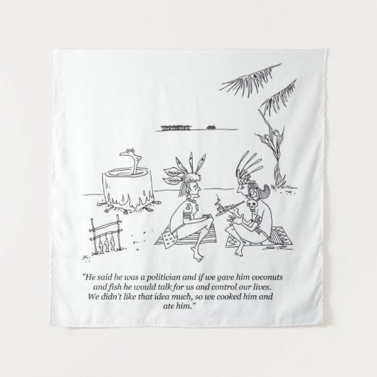 We Ate Him tapestry Wandkleed (Voorkant)