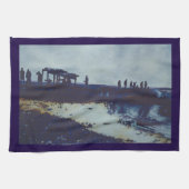 We aten alle vis, nu dat? Harbor Island Theedoek (Horizontaal)