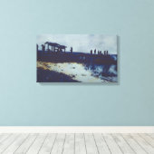 We aten alle vis, wat nu? canvas afdruk (Insitu (Houten vloer))