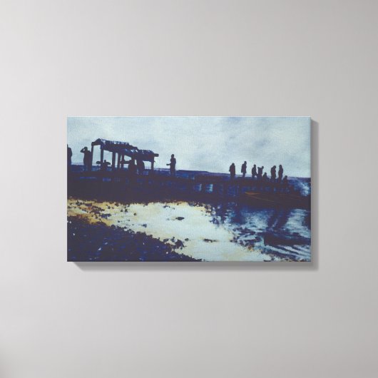 We aten alle vis, wat nu? canvas afdruk (Voorkant)