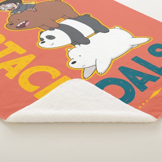 We Bare Bears and Chloe - #StackGoals Sherpa Deken (3/4)