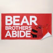 We Bare Bears - Bear Brothers Abide Strandlaken (Voorkant)