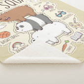 We Bare Bears - Bear Squad Journal Graphic Sherpa Deken (3/4)