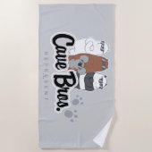 We Bare Bears - Cave Bros. Represent Strandlaken (Voorkant)