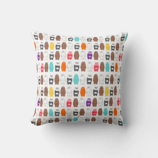 We Bare Bears Colorful Bear Pattern Kussen