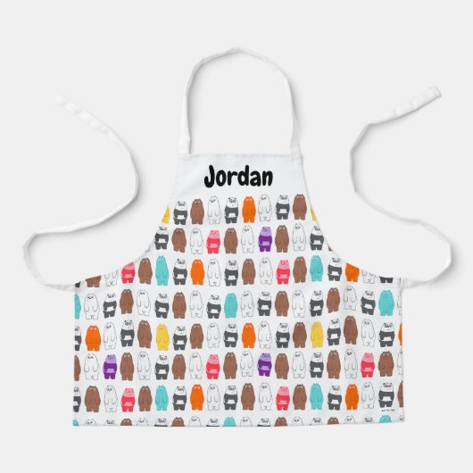 We Bare Bears Colorful Bear Pattern Schort (Voorkant)