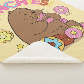 We Bare Bears - Grizz Donut Munchies! Sherpa Deken (3/4)