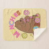 We Bare Bears - Grizz Donut Munchies! Sherpa Deken (Voorkant (horizontaal))