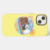 We Bare Bears - Hello Summer. Let's Have Fun iPhone Hoesje (Achterkant horizontaal)