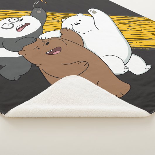 We Bare Bears - Last Pizza Slice Sherpa Deken (3/4)