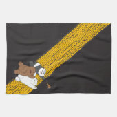 We Bare Bears - Last Pizza Slice Theedoek (Horizontaal)