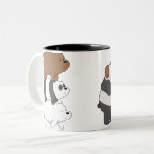 We Bare Bears Mok Dubbele Zijde Print (Voorkant links)