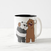 We Bare Bears Mug Double side print Tweekleurige Koffiemok (Voorkant rechts)